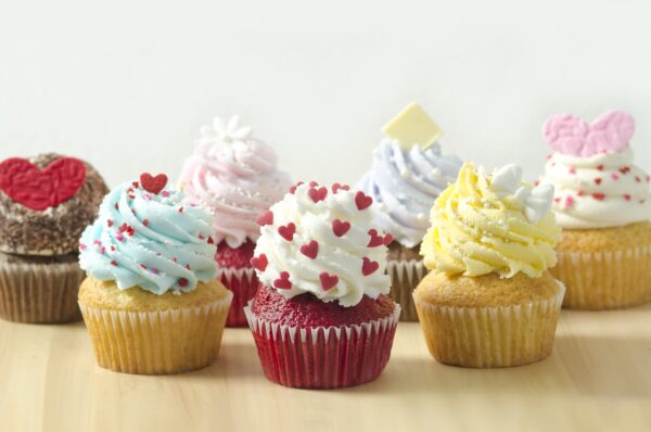 cupcakes, cupcake recept, krém na cupcake, oříškové cupcakes, cupcake základní recept