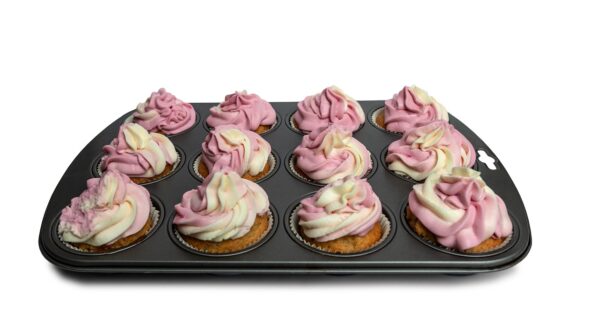 cupcakes, cupcake recept, krém na cupcake, oříškové cupcakes, cupcake základní recept