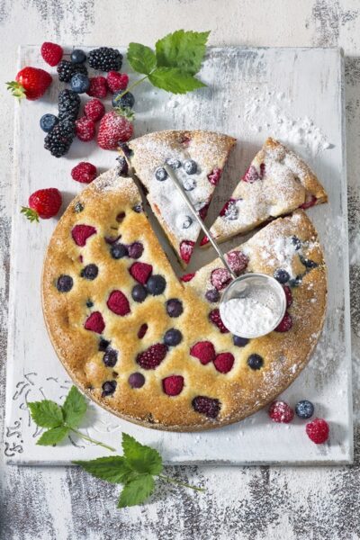bublanina, bublanina s třešněmi, bublanina recept, rychlá bublanina, bublanina s ovocem